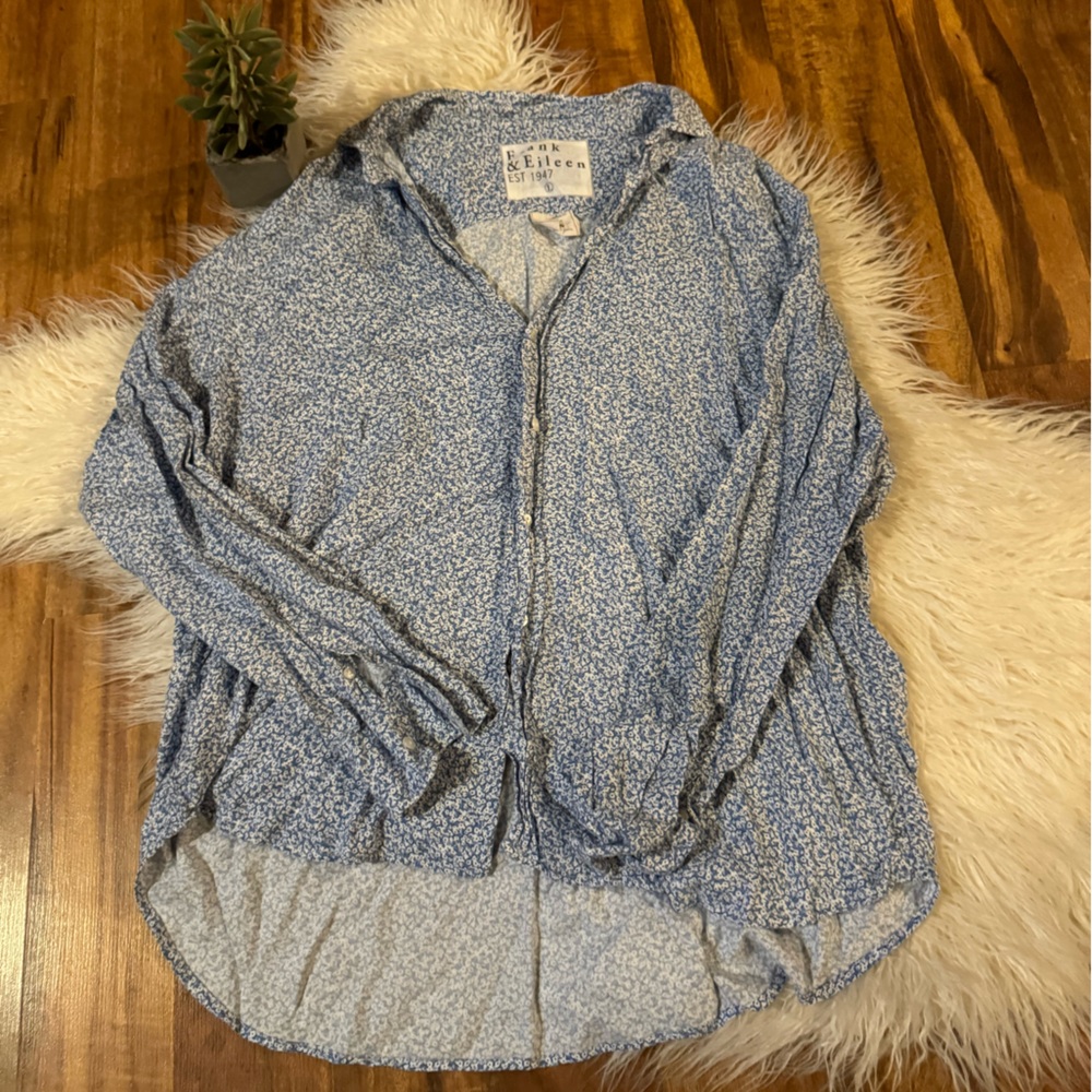 Frank & Eileen Blue Button Down Shirt